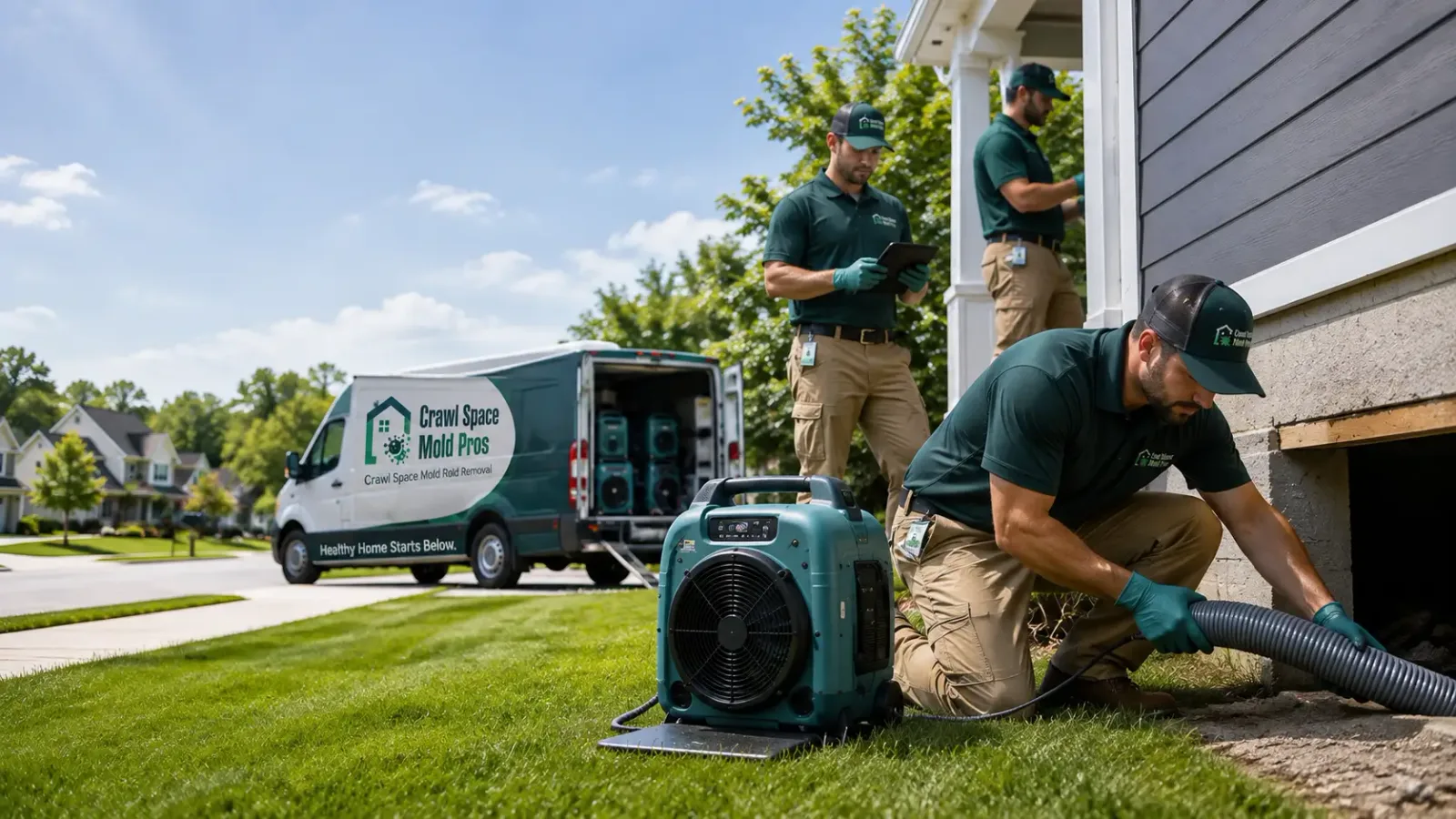 Crawl Space Mold Removal in Cedar, MN